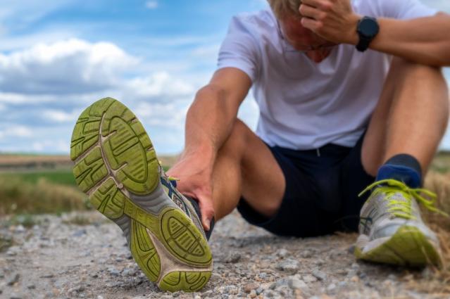 sportif blessé